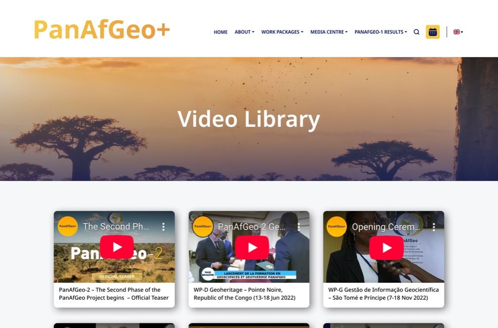 Video library page